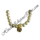 Premium Quality White Moti Kanthshree Mala With AD Pendent