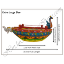 Wooden Painted Naav (Boat)