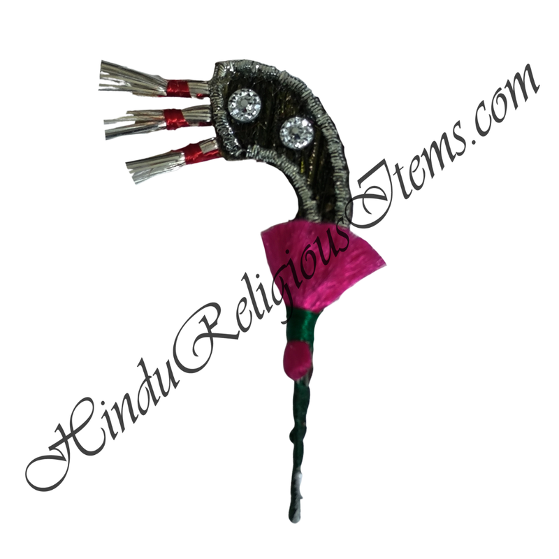 Premium Quality Jardoshi & Resham Katra With Silver Jhari