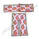 Lalan Cotton Mango Print Chira Vastra With Silver Lace