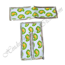 Lalan Cotton Mango Print Chira Vastra With Silver Lace