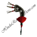 Premium Quality Jardoshi & Resham Katra With Silver Jhari