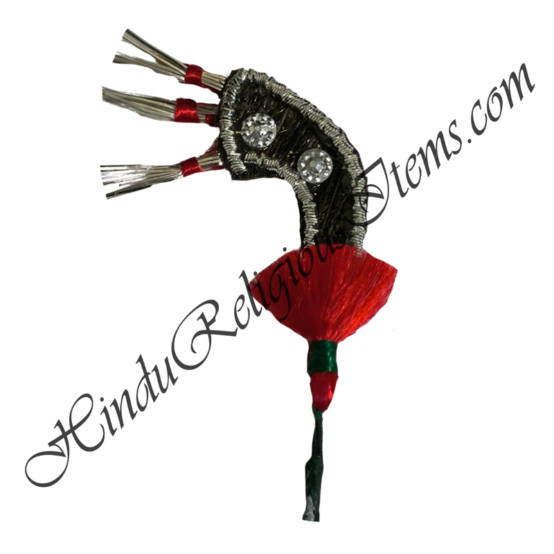 Premium Quality Jardoshi & Resham Katra With Silver Jhari