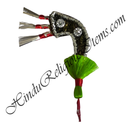 Premium Quality Jardoshi & Resham Katra With Silver Jhari