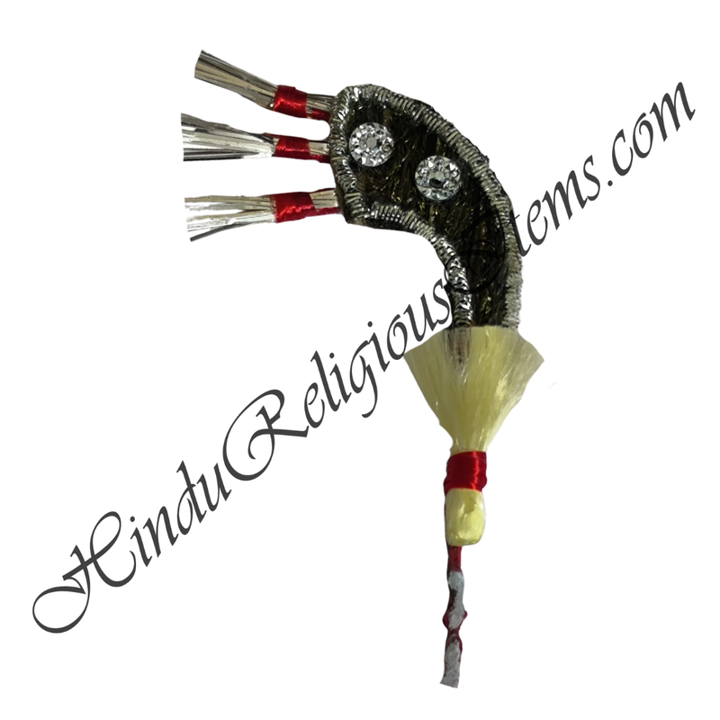 Premium Quality Jardoshi & Resham Katra With Silver Jhari