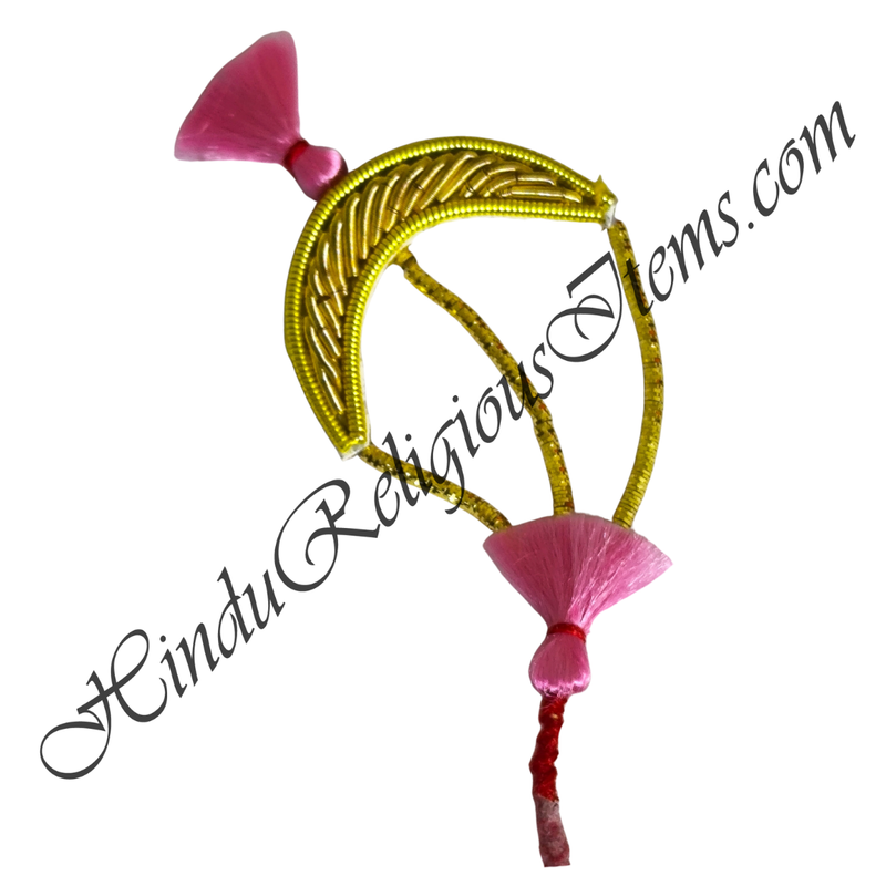 Premium Quality Golden Jhari Chand Katra With Resham