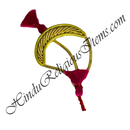 Premium Quality Golden Jhari Chand Katra With Resham