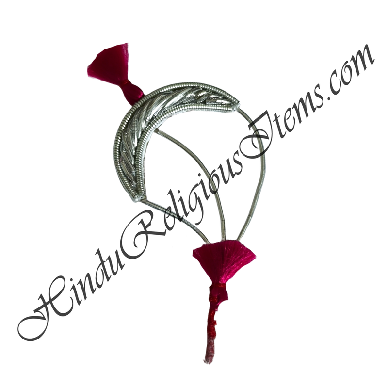 Premium Quality Silver Jhari Chand Katra With Resham