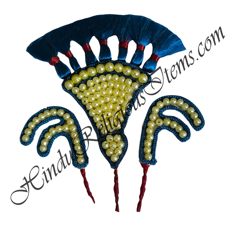 Premium Quality Jardoshi Tipara & Katra With Moti & Resham Work