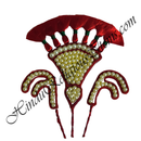 Premium Quality Jardoshi Tipara & Katra With Moti & Resham Work