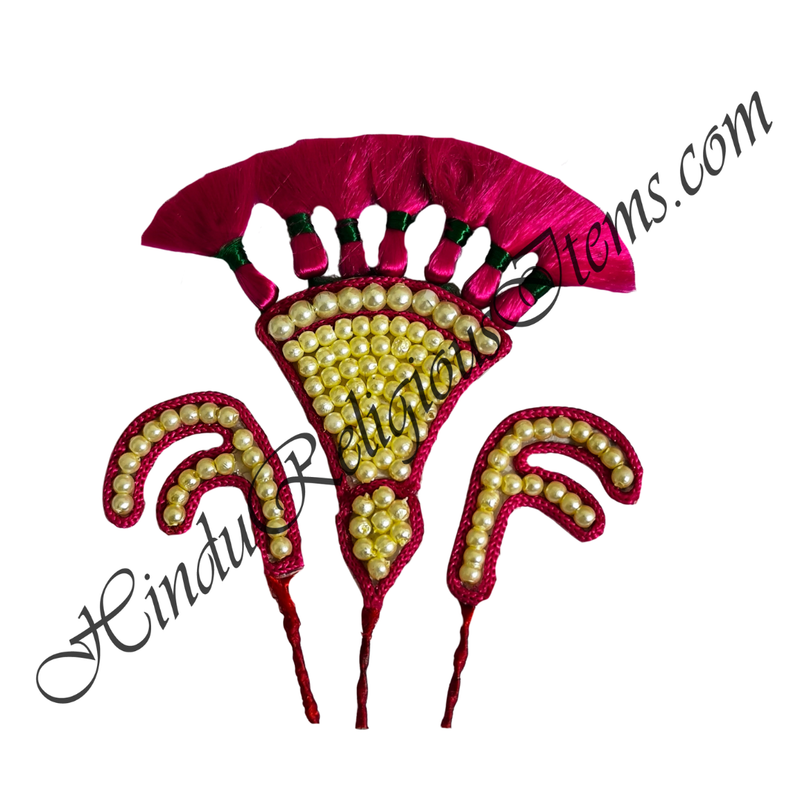 Premium Quality Jardoshi Tipara & Katra With Moti & Resham Work