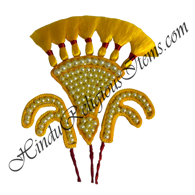 Premium Quality Jardoshi Tipara & Katra With Moti & Resham Work