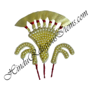 Premium Quality Jardoshi Tipara & Katra With Moti & Resham Work