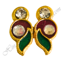 Premium Quality Mango Shape Kundal With Nang Diamond
