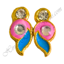 Premium Quality Mango Shape Kundal With Nang Diamond