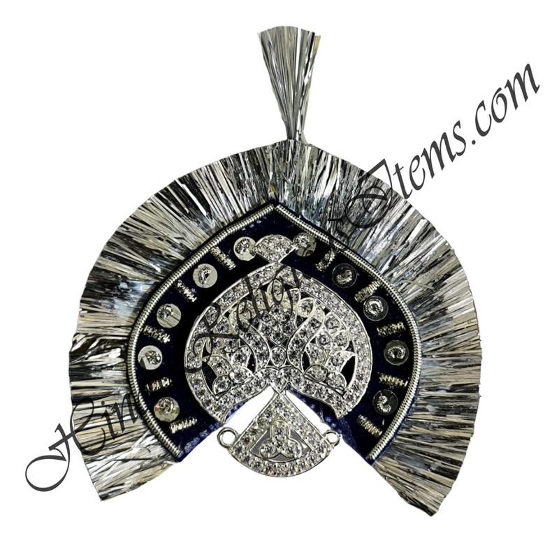 Premium Quality AD Kirit Mukut With Jardoshi