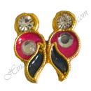 Premium Quality Mango Shape Kundal With Nang Diamond