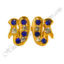 Premium Quality Peacock Shape Nang Diamond Kundal