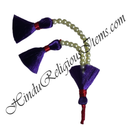 Premium Quality Resham & Moti Kalgi With Two Fumta