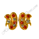 Premium Quality Peacock Shape Nang Diamond Kundal