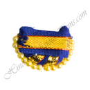 Cotton Paag With Golden Lace & Moti Lad