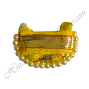 Cotton Paag With Golden Lace & Moti Lad