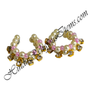 Premium Quality White Moti Lalan Payal With Diamond Latkan