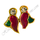 Premium Quality Various Shape Kundal With Nang Diamond