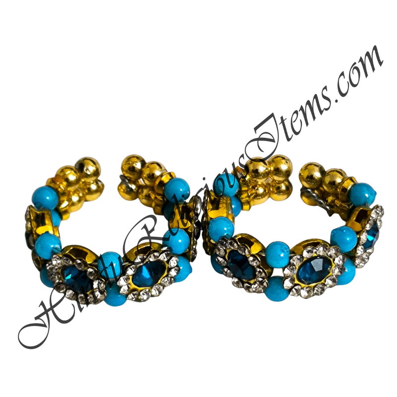 Colour Moti Kada With AD Diamond