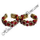 Colour Moti Kada With AD Diamond