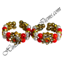 Colour & White Moti Kada With Nang