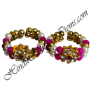 Colour & White Moti Kada With Nang