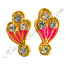 Premium Quality Various Shape Kundal With Nang Diamond