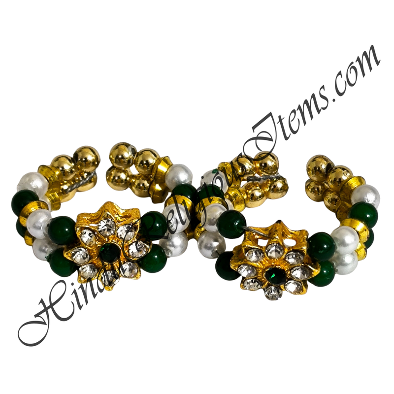 Colour & White Moti Kada With Nang