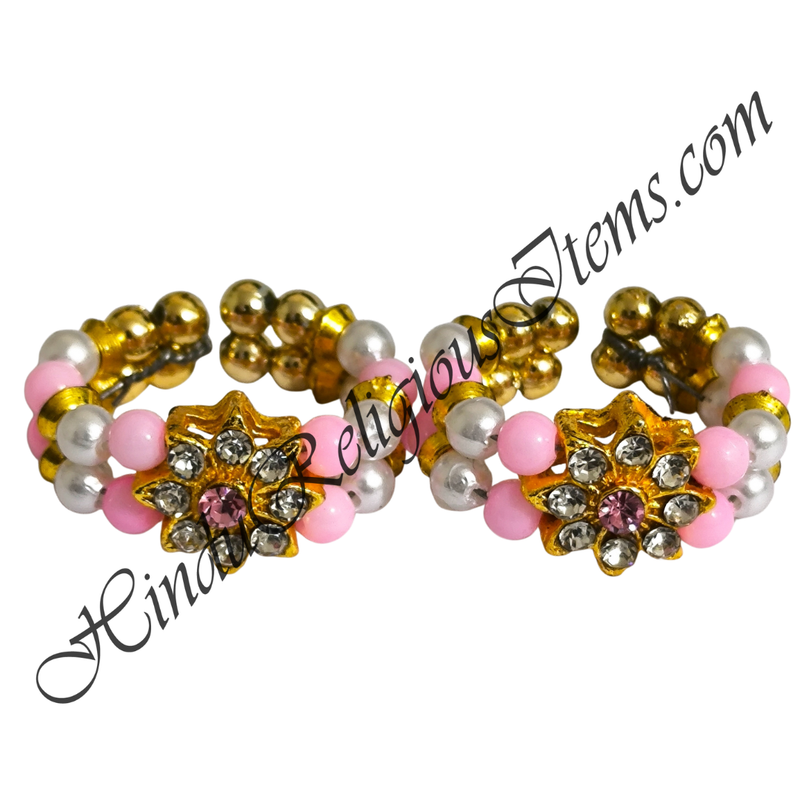 Colour & White Moti Kada With Nang