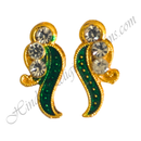 Premium Quality Various Shape Kundal With Nang Diamond