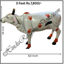 White Chhapa Wali Gaay (Cow) Animal Fiber Swarup / Khilona (Copy)