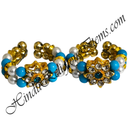 Colour & White Moti Kada With Nang