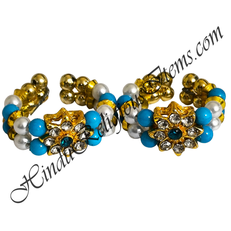 Colour & White Moti Kada With Nang