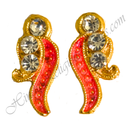 Premium Quality Various Shape Kundal With Nang Diamond