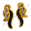 Premium Quality Various Shape Kundal With Nang Diamond