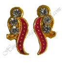 Premium Quality Various Shape Kundal With Nang Diamond