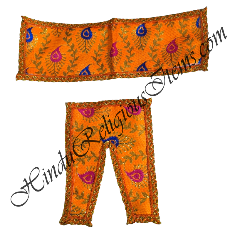 Lalan Brocade Chira Vastra With Vel Sequence Design & Decorative Lace