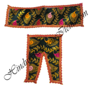 Lalan Brocade Chira Vastra With Vel Sequence Design & Decorative Lace