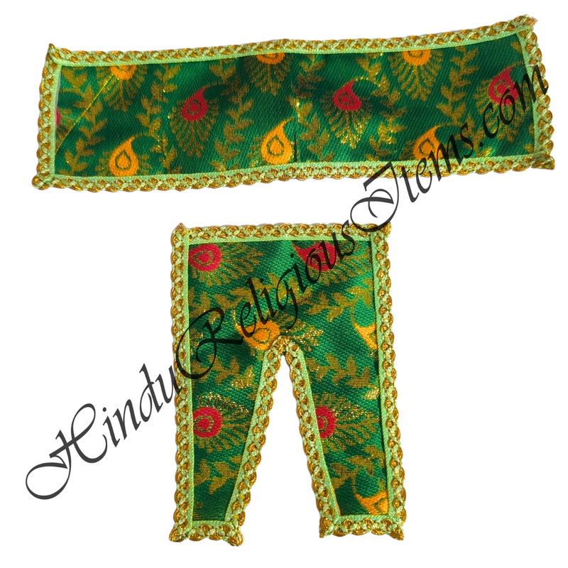 Lalan Brocade Chira Vastra With Vel Sequence Design & Decorative Lace