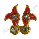 Premium Quality Various Shape Kundal With Nang Diamond