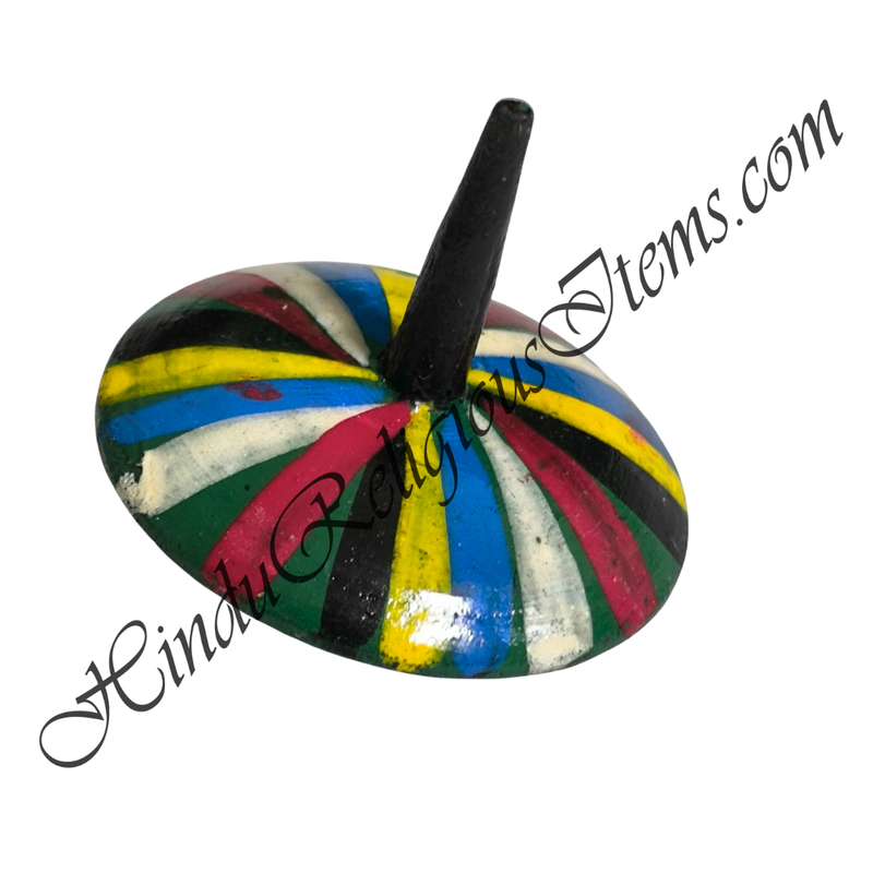 Wooden Colorful Chakardi (Toy)