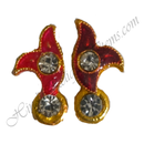 Premium Quality Various Shape Kundal With Nang Diamond