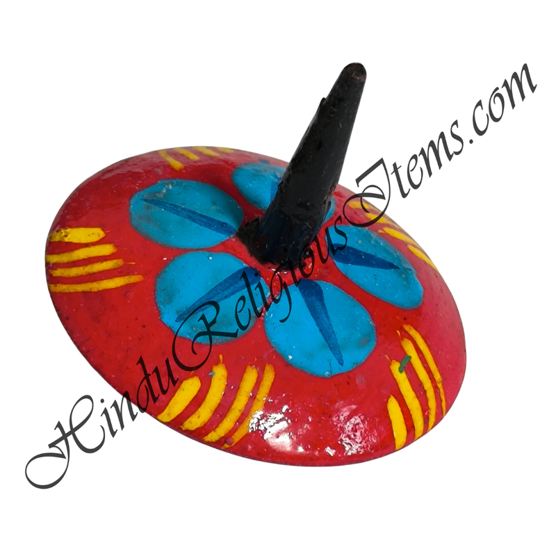 Wooden Colorful Chakardi (Toy)