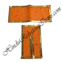 Lalan Cotton Vasanti / Chatna Chira Vastra With Golden lace